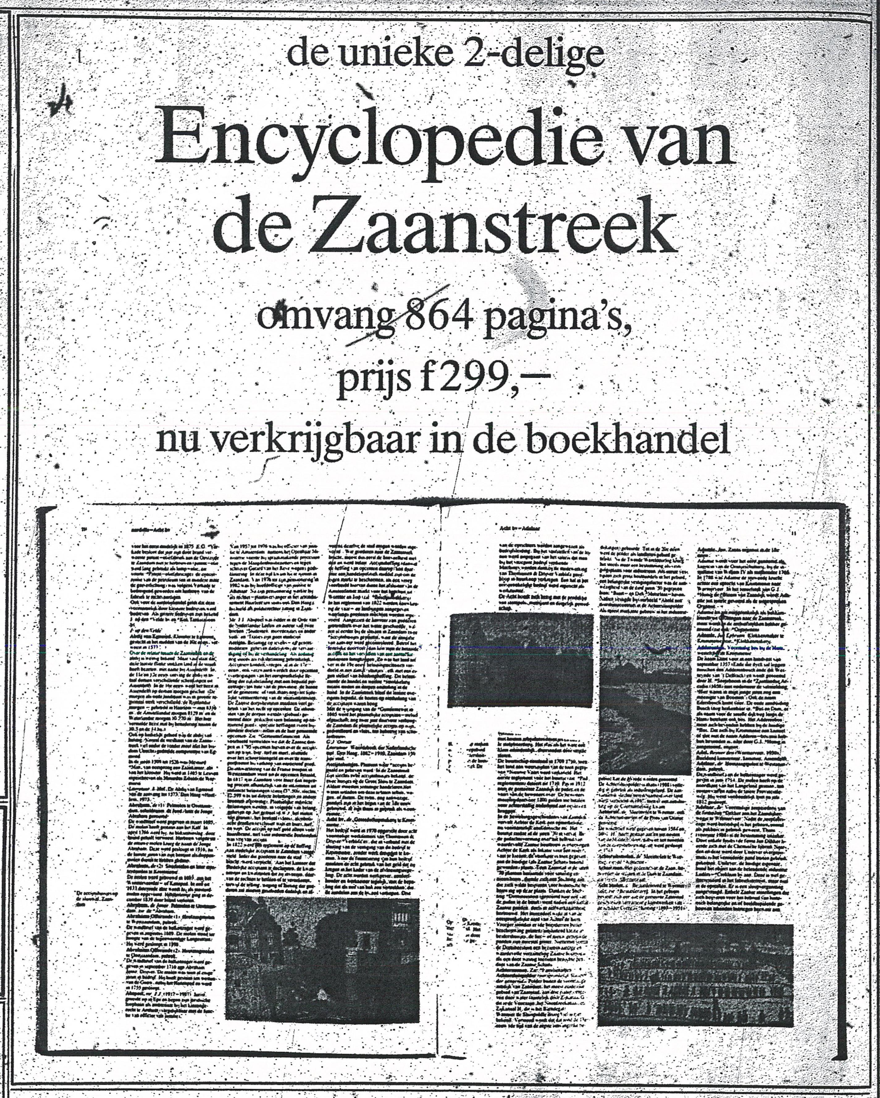 Advertentie Encyclopedie (De Typhoon, 26-10-1991)